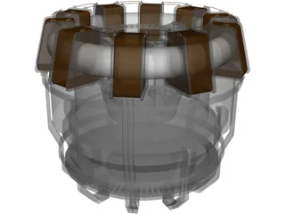 Iron Man Arc Reactor 3D Model preview