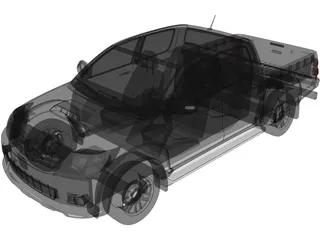 Toyota Hilux Double Cab (2011) 3D Model preview