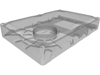 Samsung HD403LJ 400Gb 7200rpm 16M 3D Model preview