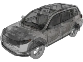 Toyota Highlander (2012) 3D Model preview