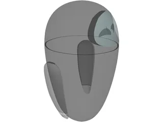 Eve from Wall-E 3D Model preview