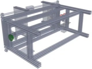 PVC Loading and Packing Machine 3D Model preview