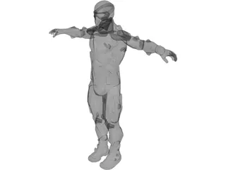 Nanosuit Crysis Traje 3D Model preview