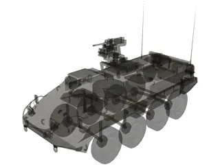 Stryker ICV 3D Model preview