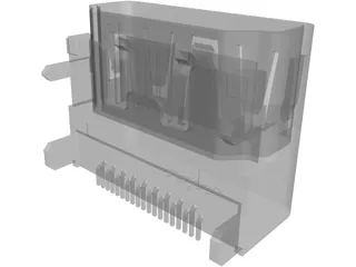 HDMI Connector 3D Model preview