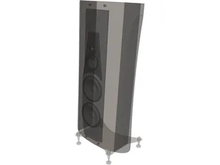 Speaker High End 3D Model preview