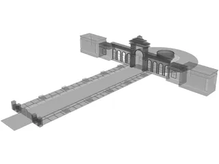 Gate 3D Model preview
