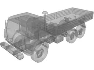 Kamaz 5350 3D Model preview