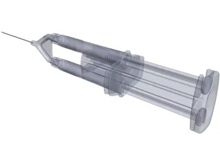 Syringe 3D Model preview
