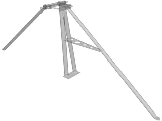 Rowing Rigger 3D Model preview