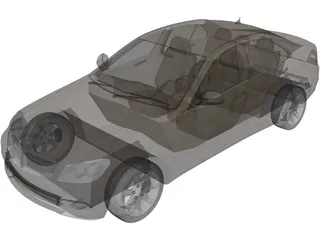 Mercedes-Benz C-Class (2008) 3D Model preview