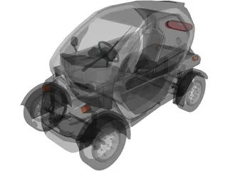 Renault Twizy (2011) 3D Model preview