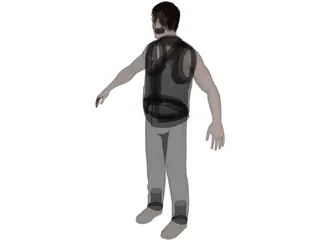 Daryl Dixon 3D Model preview
