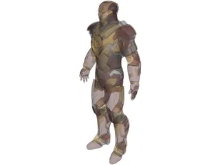 Iron Man Heartbreaker 3D Model preview