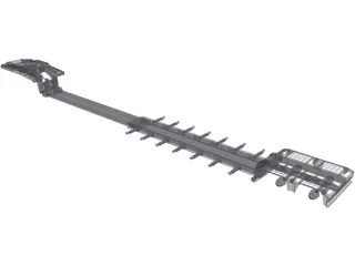Lowbed Trailer 3D Model preview