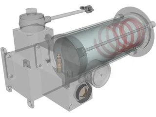 Trabon Lubemaster 3D Model preview