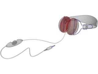 Senheisser Headphones 3D Model preview