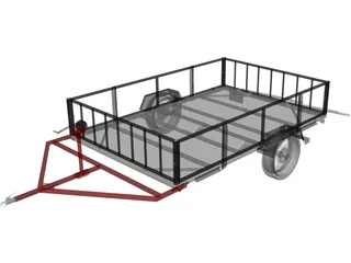 Multi-Purpose Trailer 3D Model preview