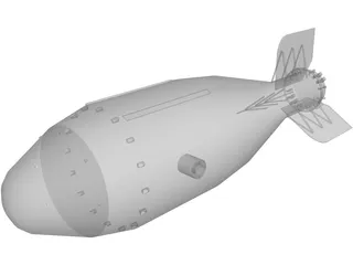 Tsar Bomba 3D Model preview