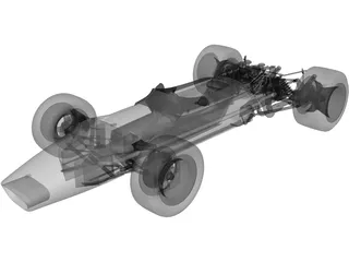 Lotus F1 3D Model preview