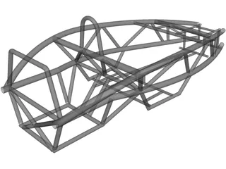 Ariel Atom 2 Chassis 3D Model preview