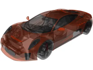 Jaguar C-X75 Concept 3D Model preview