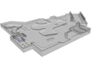 Skate Park 3D Model preview
