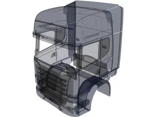 Scania R730 Cabin 3D Model preview