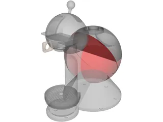 Dolce Gusto Coffee Machine 3D Model preview