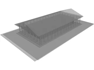 Partenon Temple Athens 3D Model preview