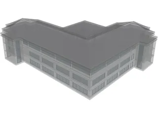 Building Office 3D Model preview