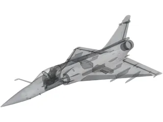 Dassault Mirage 2000 3D Model preview