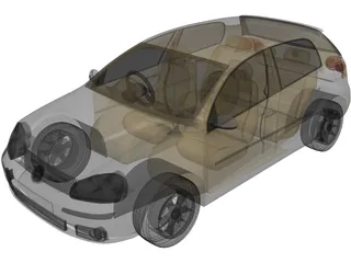 Volkswagen Golf (2011) 3D Model preview