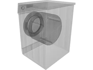 Washing Machine Samsung 3D Model preview