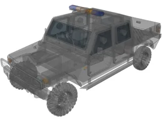 Jeep Agrale SUV 3D Model preview