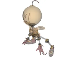 Bomba 3D Model preview