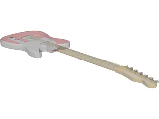 Guitar Electric 3D Model preview