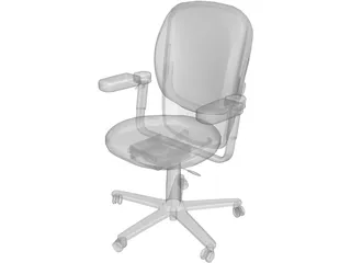 Office Chair 3D Model preview
