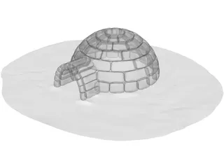 Igloo 3D Model preview