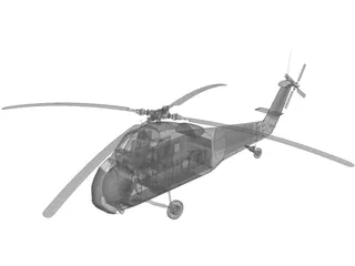 Sikorsky HUS-1 Seahorse 3D Model preview