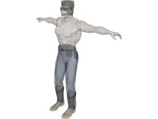 Man 3D Model preview