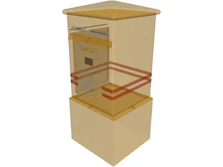 Post Box 3D Model preview