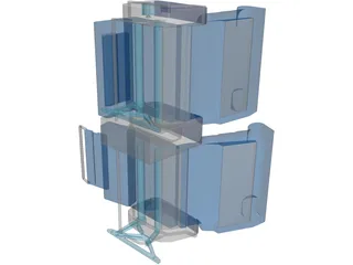 Seat Business Silverwing 3D Model preview