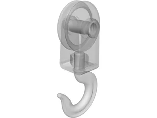 Hook and Pulley 3D Model preview