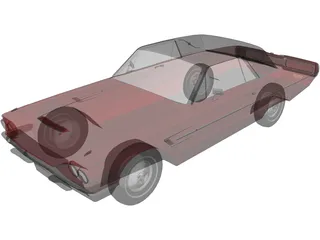 Ford Thunderbird (1964) 3D Model preview