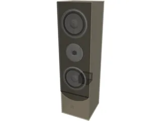 Cat Speaker 3 way 3D Model preview