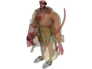 Hellboy 3D Model preview
