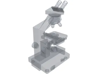 Microscope 3D Model preview