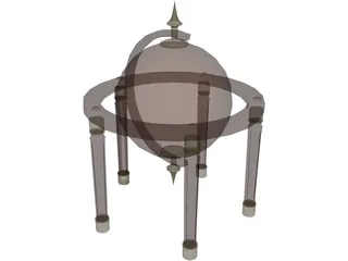 Mappemonde (1900) 3D Model preview