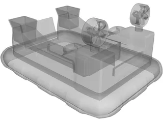 Hovercraft 3D Model preview